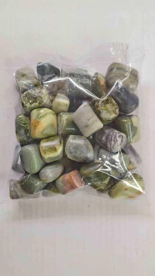 BANDED INFINTE TUMBLE STONES - 1KG