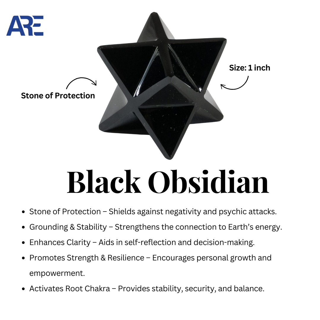 Black Obsidian Merkaba