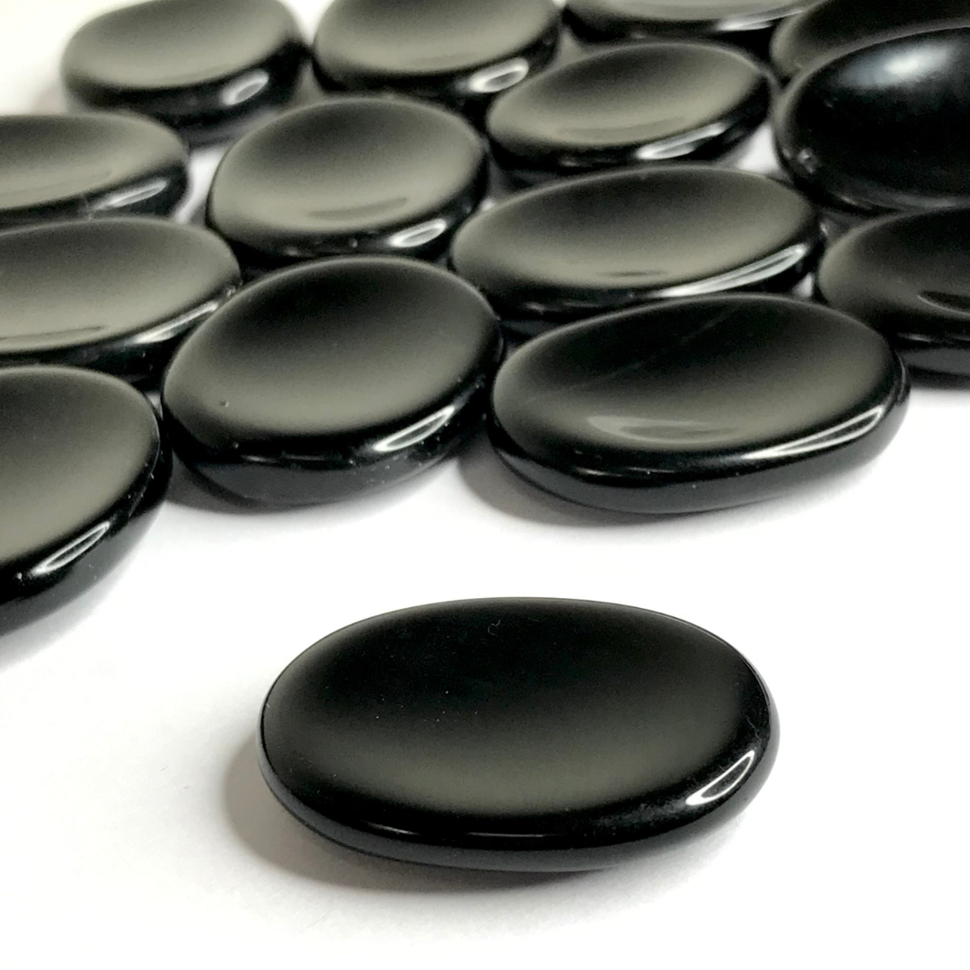 Black Obsidian Worry Stone