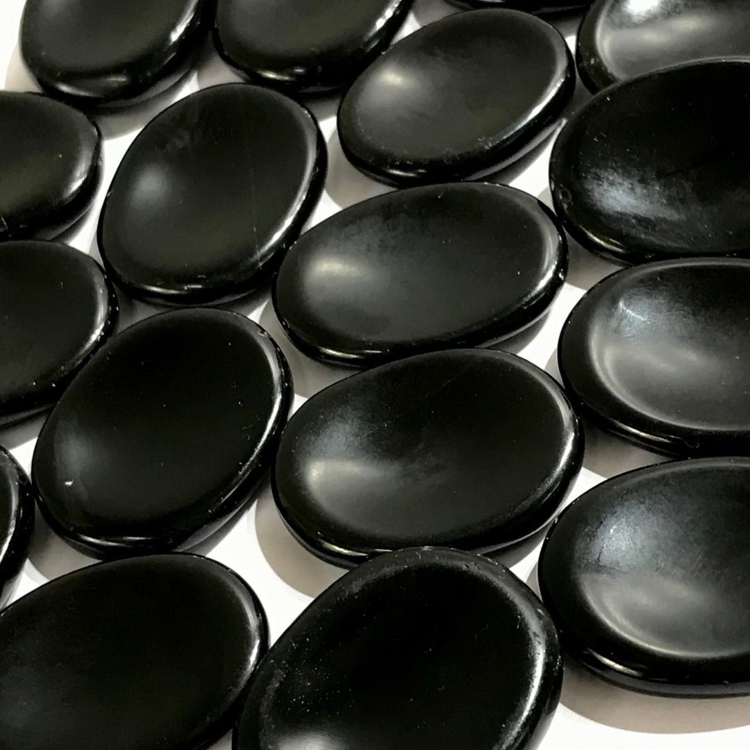 Black Obsidian Worry Stone