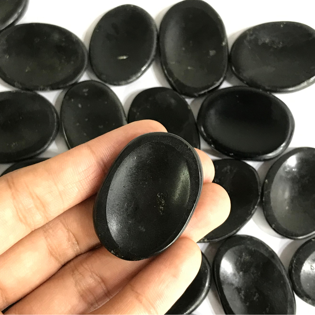 Black Tourmaline Worry Stone