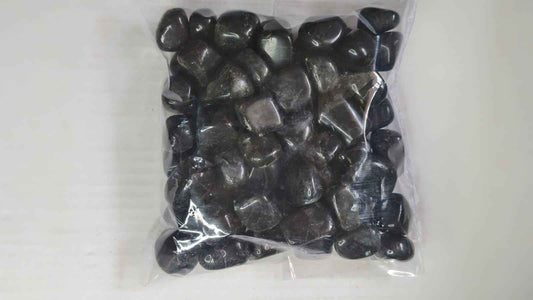 BLACK TOURMALINE TUMBLE STONE - 1 KG