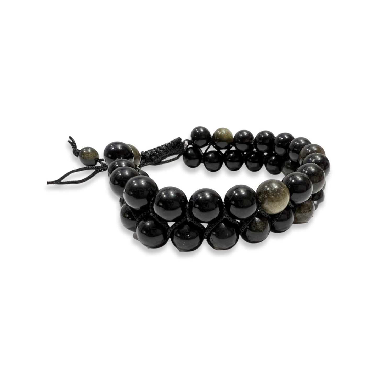 Black Obsidian String Bracelet