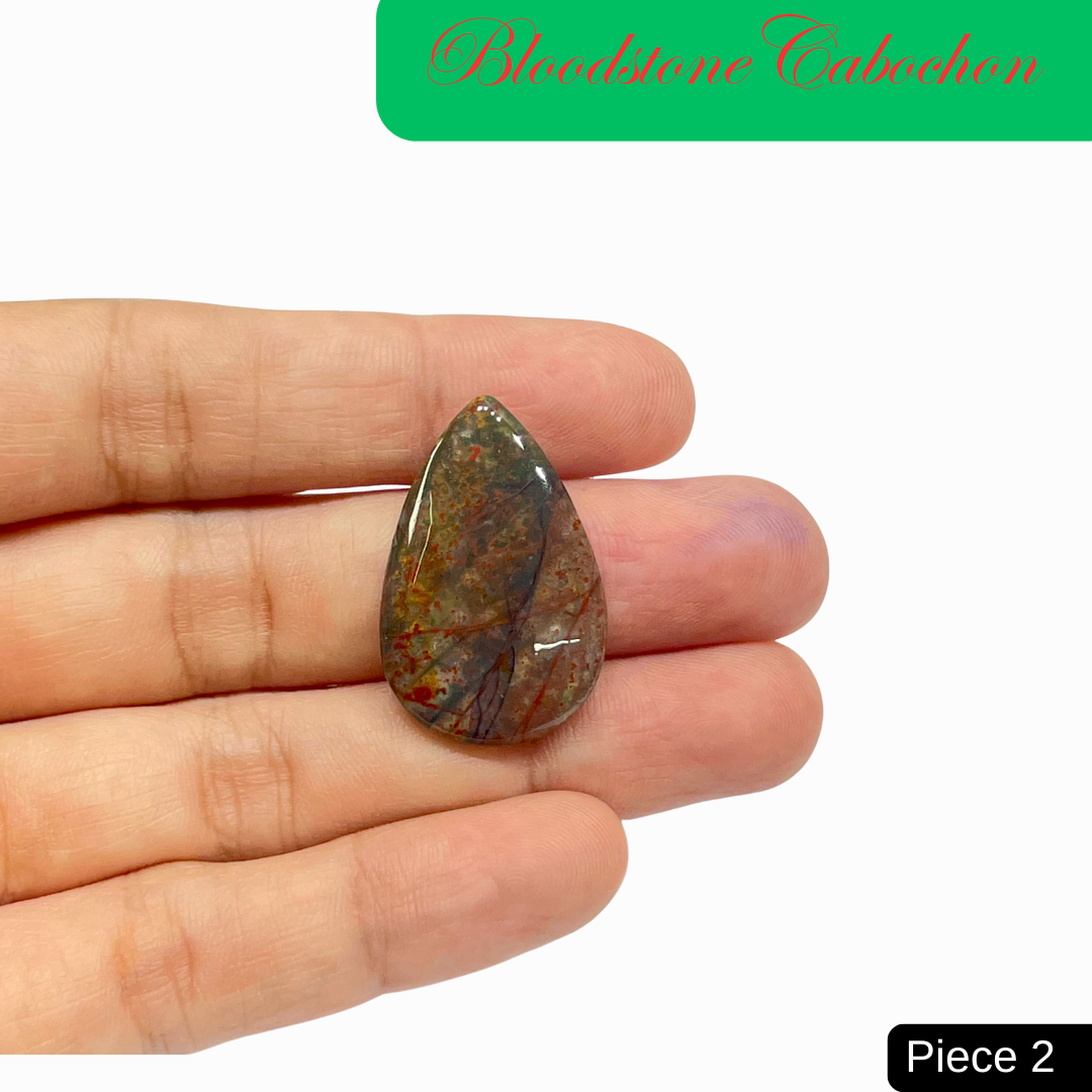 Bloodstone cabochons