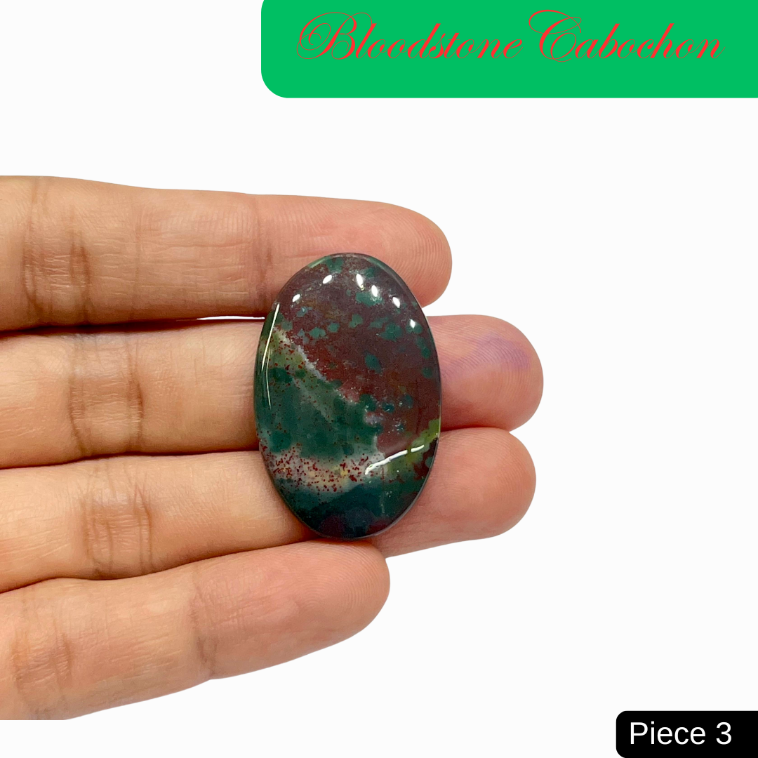 Bloodstone cabochons