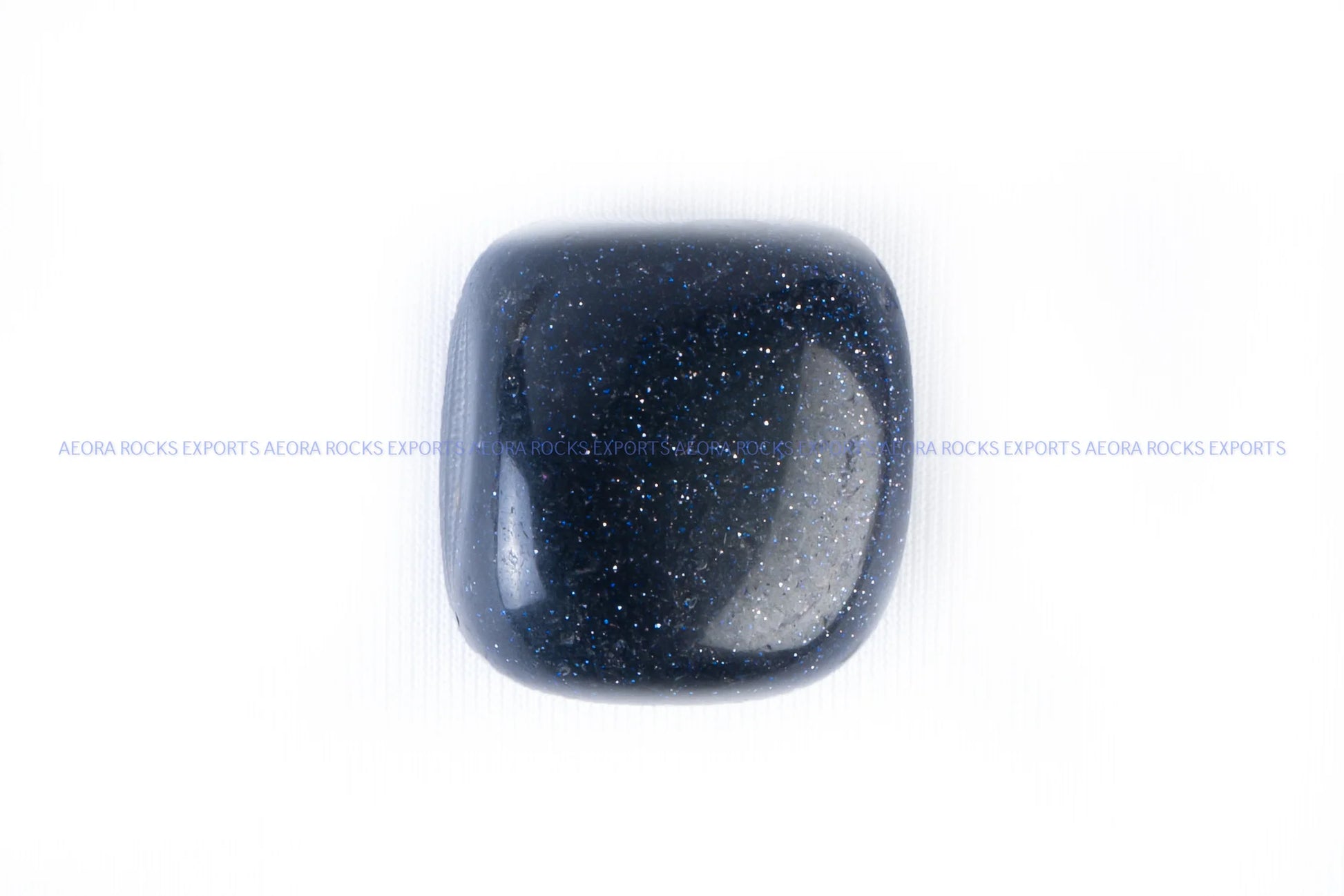 Blue Goldstone Tumbled Stone