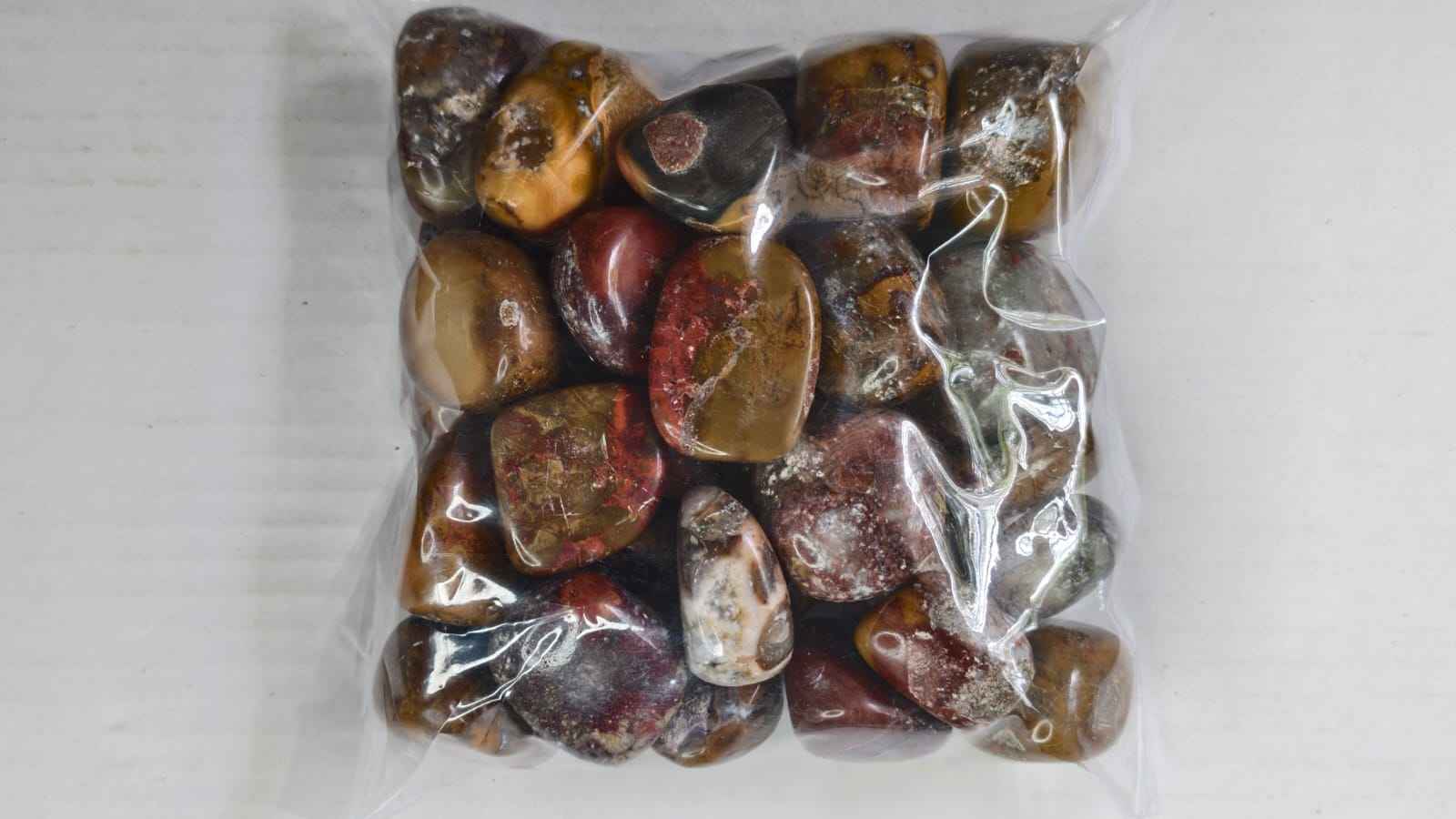 BOMBAY JASPER TUMBLE STONES - 1KG
