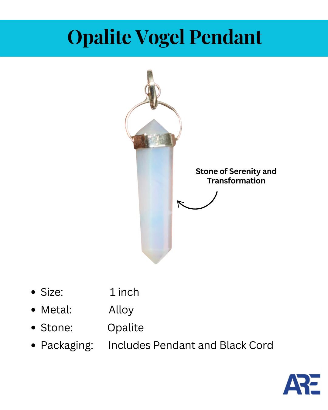 Opalite Vogel Pendant