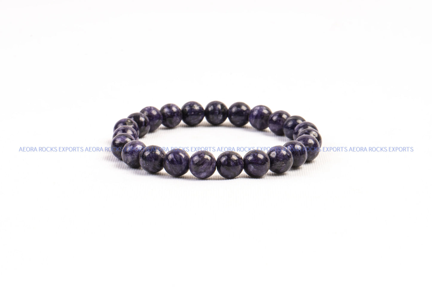 Charoite Bead Bracelet