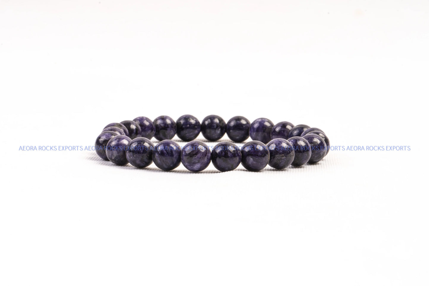 Charoite Bead Bracelet