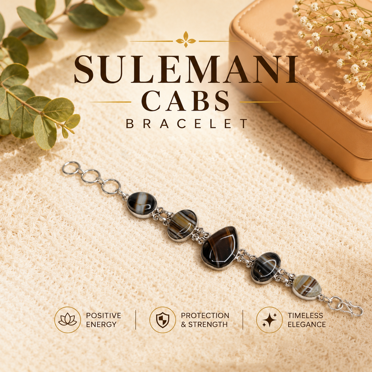 Sulemani Cabs Bracelet – Protection, Strength & Positive Energy