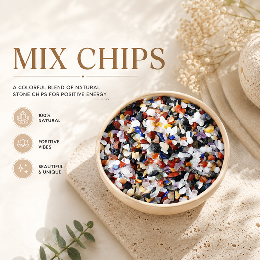 Mix Chips – Natural Crystal Chips for Positive Energy