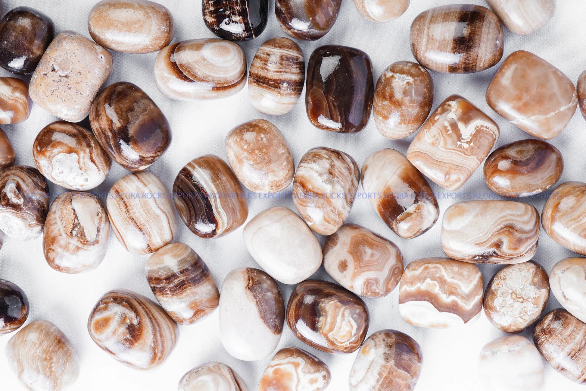 Chocolate Calcite Tumbled Stone