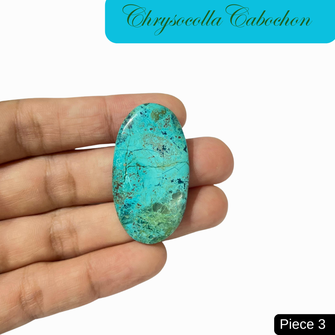 Chrysocolla  Cabochons - AEORA ROCKS INDIA -Healing Crystals superstore
