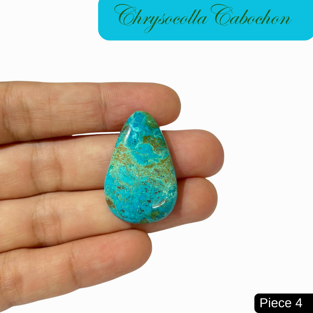 Chrysocolla  Cabochons - AEORA ROCKS INDIA -Healing Crystals superstore