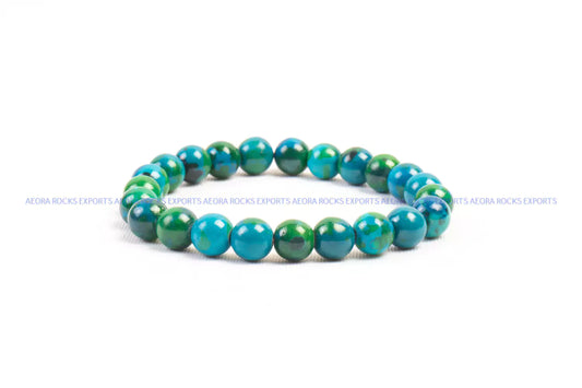 Chrysocolla Bead Bracelet