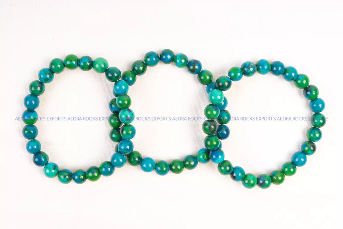 Chrysocolla Bead Bracelet