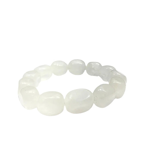 Clear Quartz tumbled Bracelet