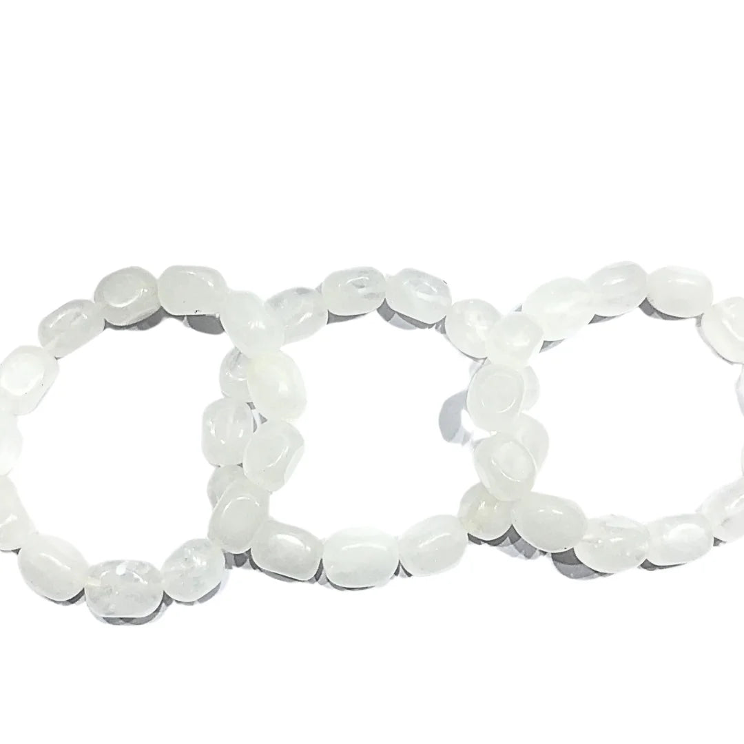 Clear Quartz tumbled Bracelet