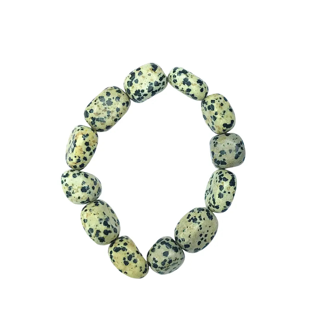 Dalmatian Jasper Tumbled Bracelet