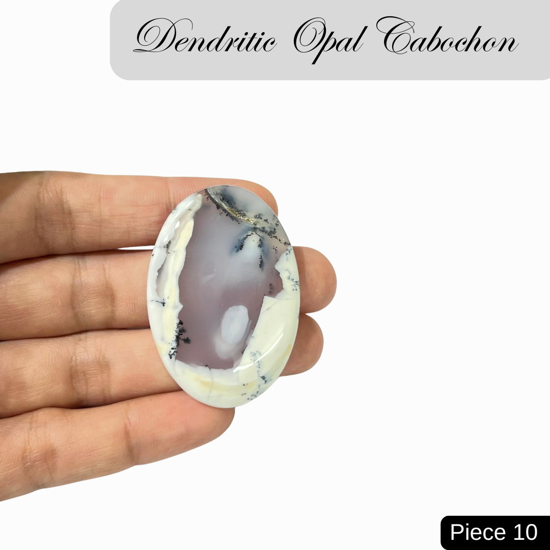 Dendritic Opal cabochons - AEORA ROCKS INDIA -Healing Crystals superstore