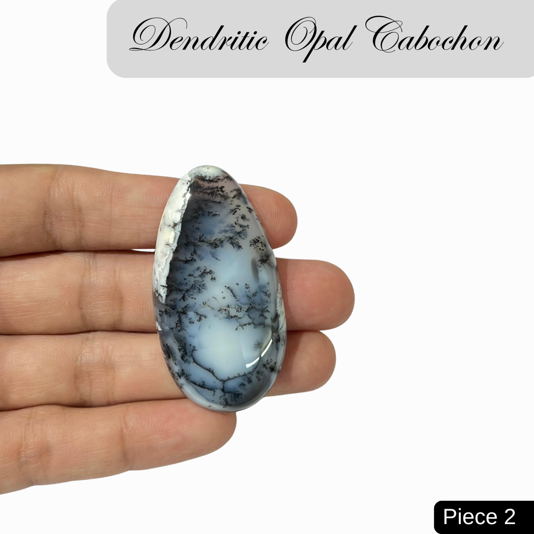 Dendritic Opal cabochons - AEORA ROCKS INDIA -Healing Crystals superstore