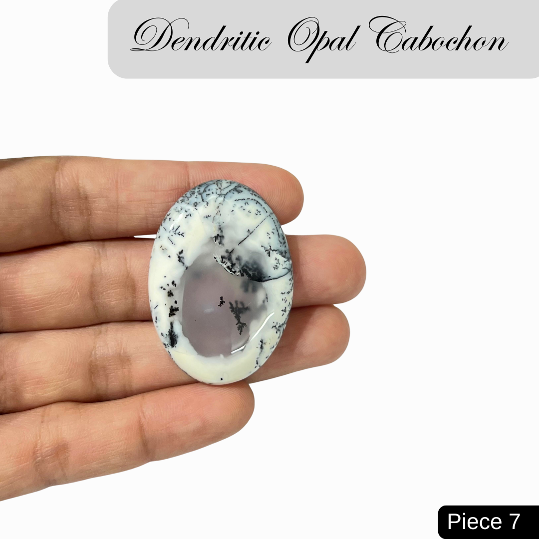 Dendritic Opal cabochons - AEORA ROCKS INDIA -Healing Crystals superstore