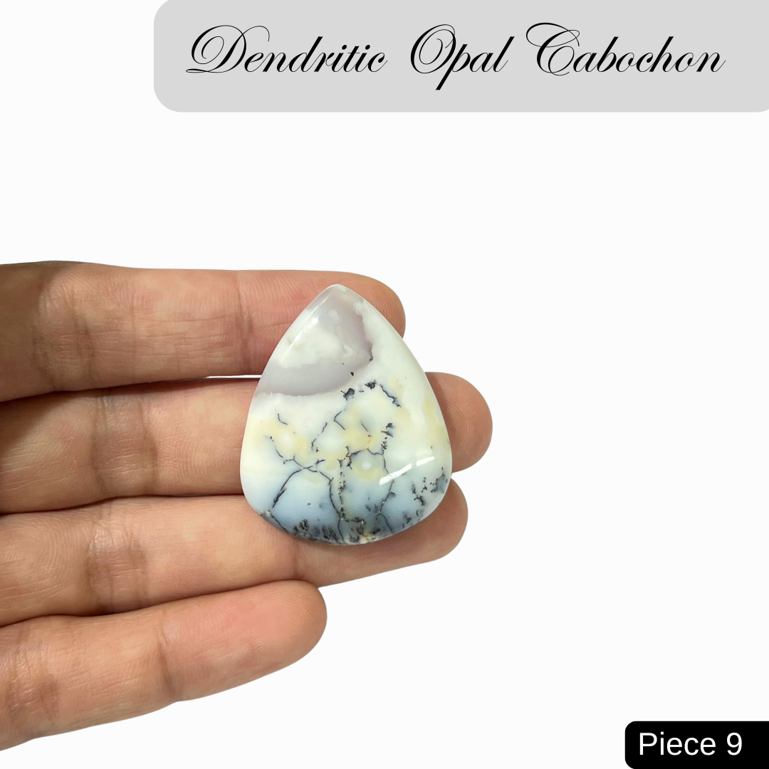 Dendritic Opal cabochons - AEORA ROCKS INDIA -Healing Crystals superstore