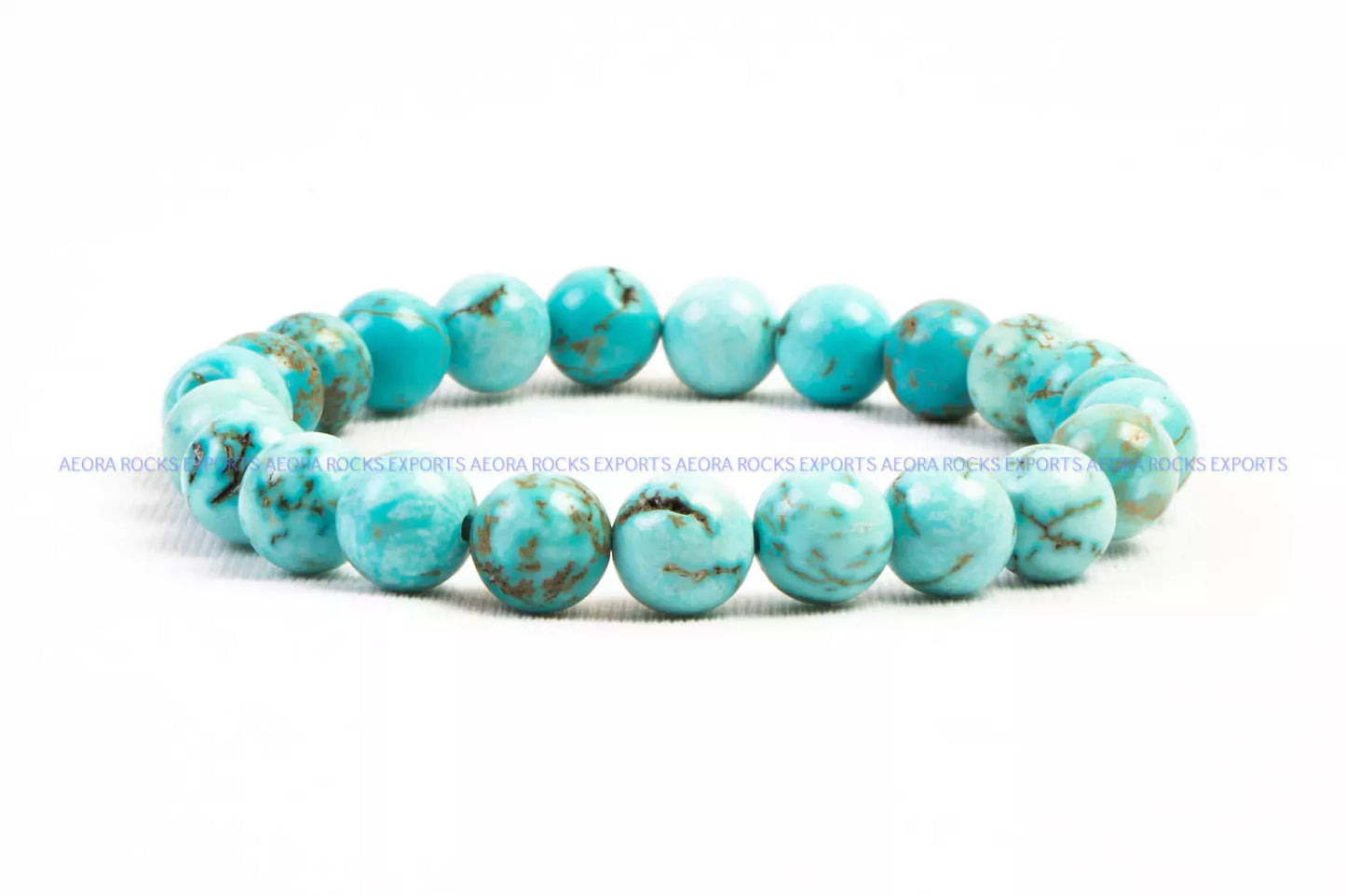 Dyed Turquoise Bead Bracelet