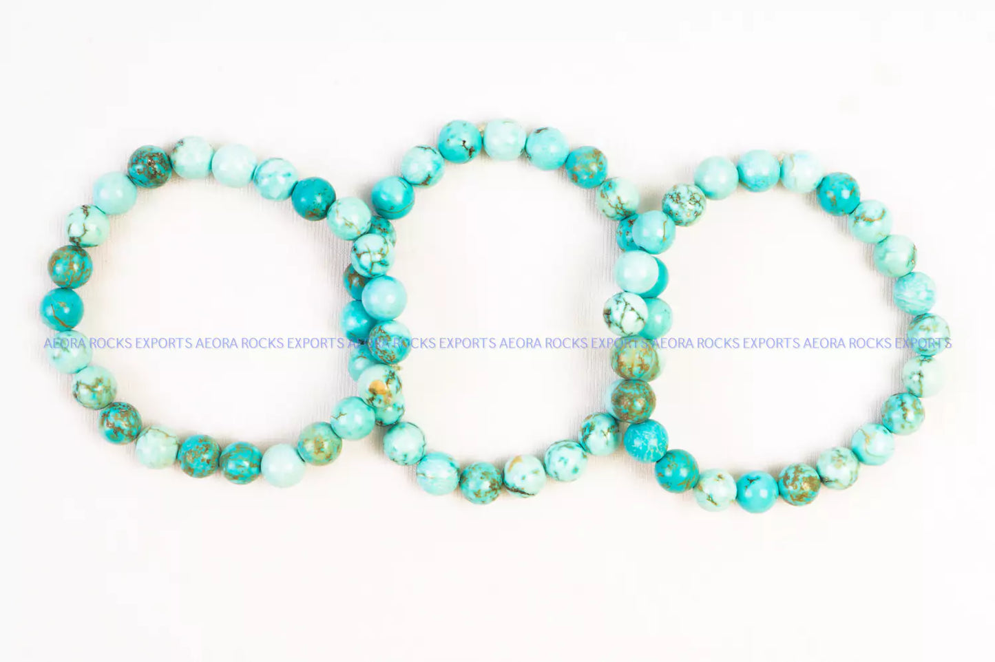 Dyed Turquoise Bead Bracelet