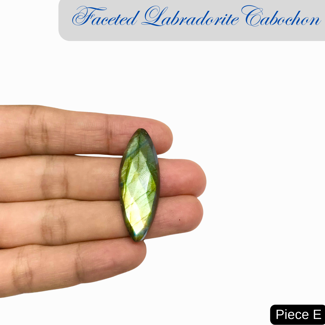 Faceted Labradorite Cabochons