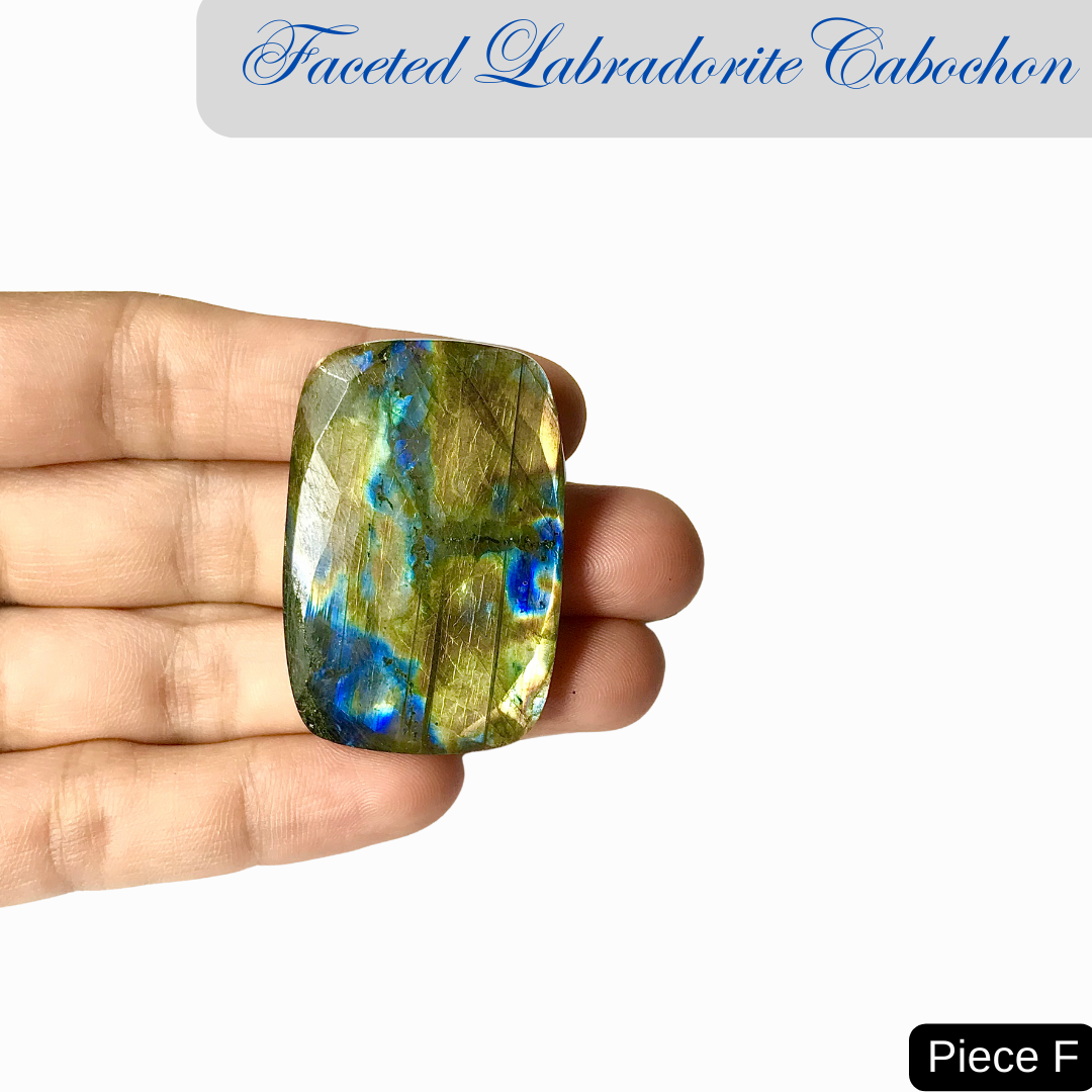 Faceted Labradorite Cabochons