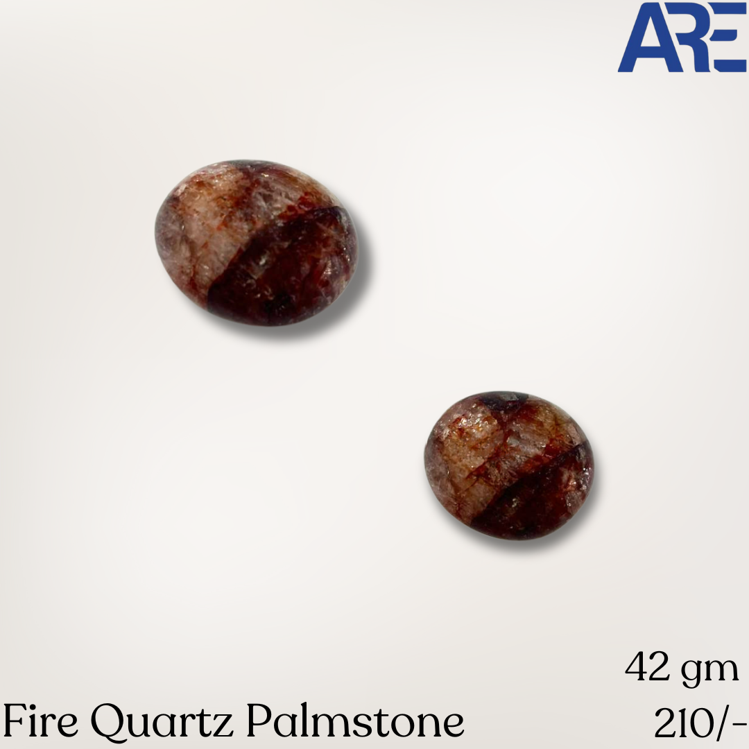 Fire Quartz Palmstone