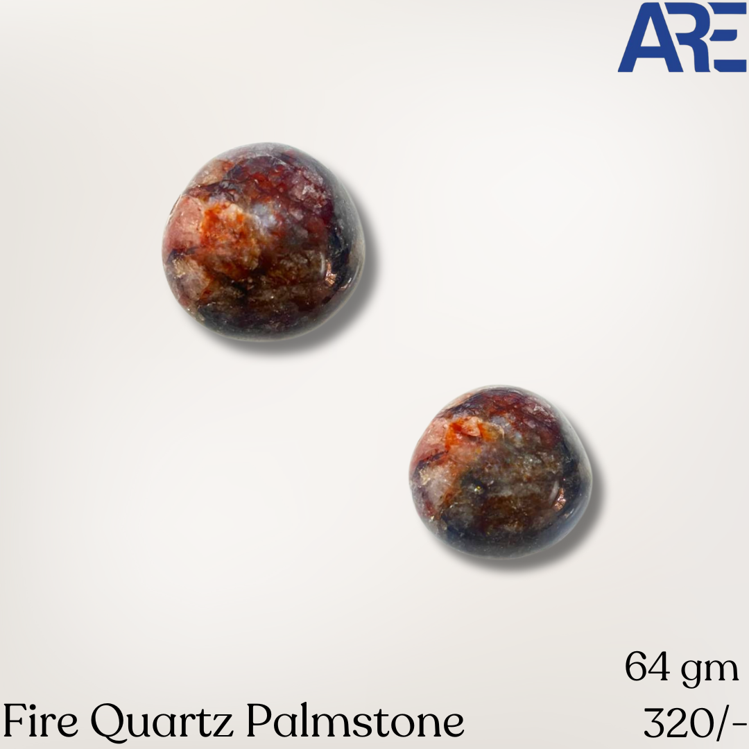 Fire Quartz Palmstone