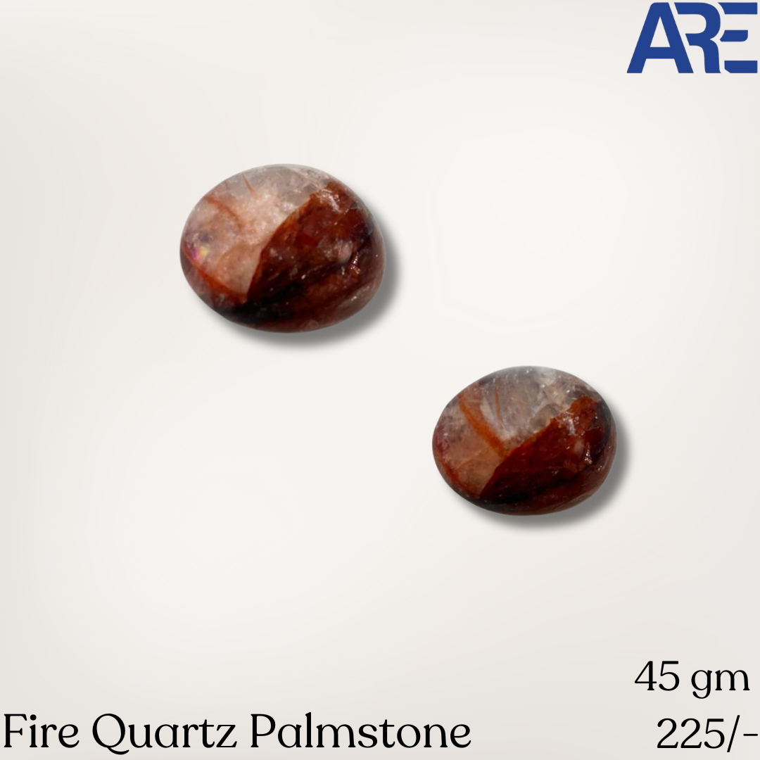 Fire Quartz Palmstone