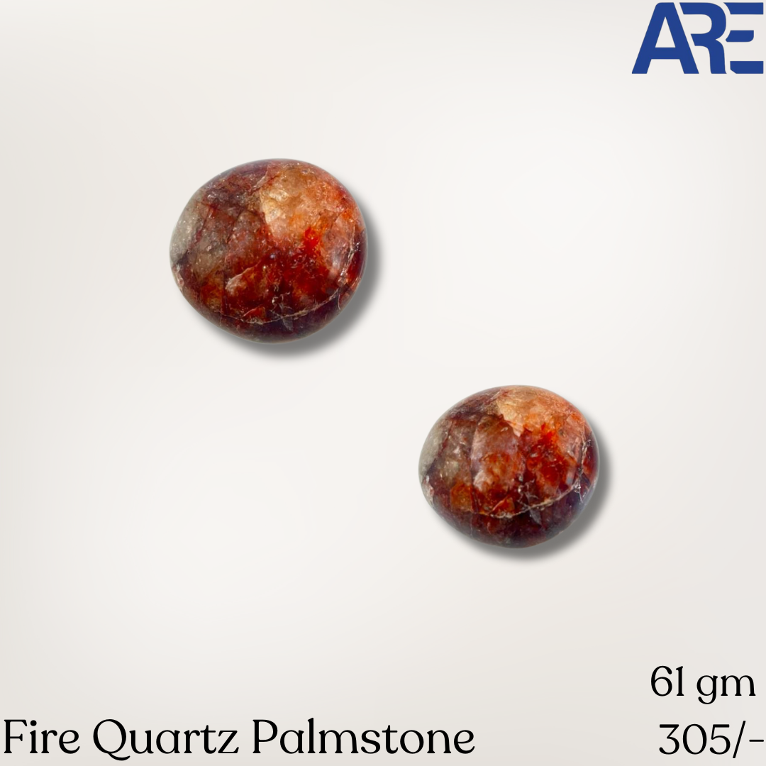 Fire Quartz Palmstone