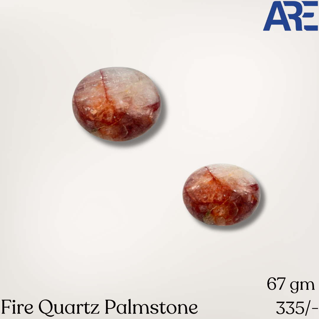 Fire Quartz Palmstone