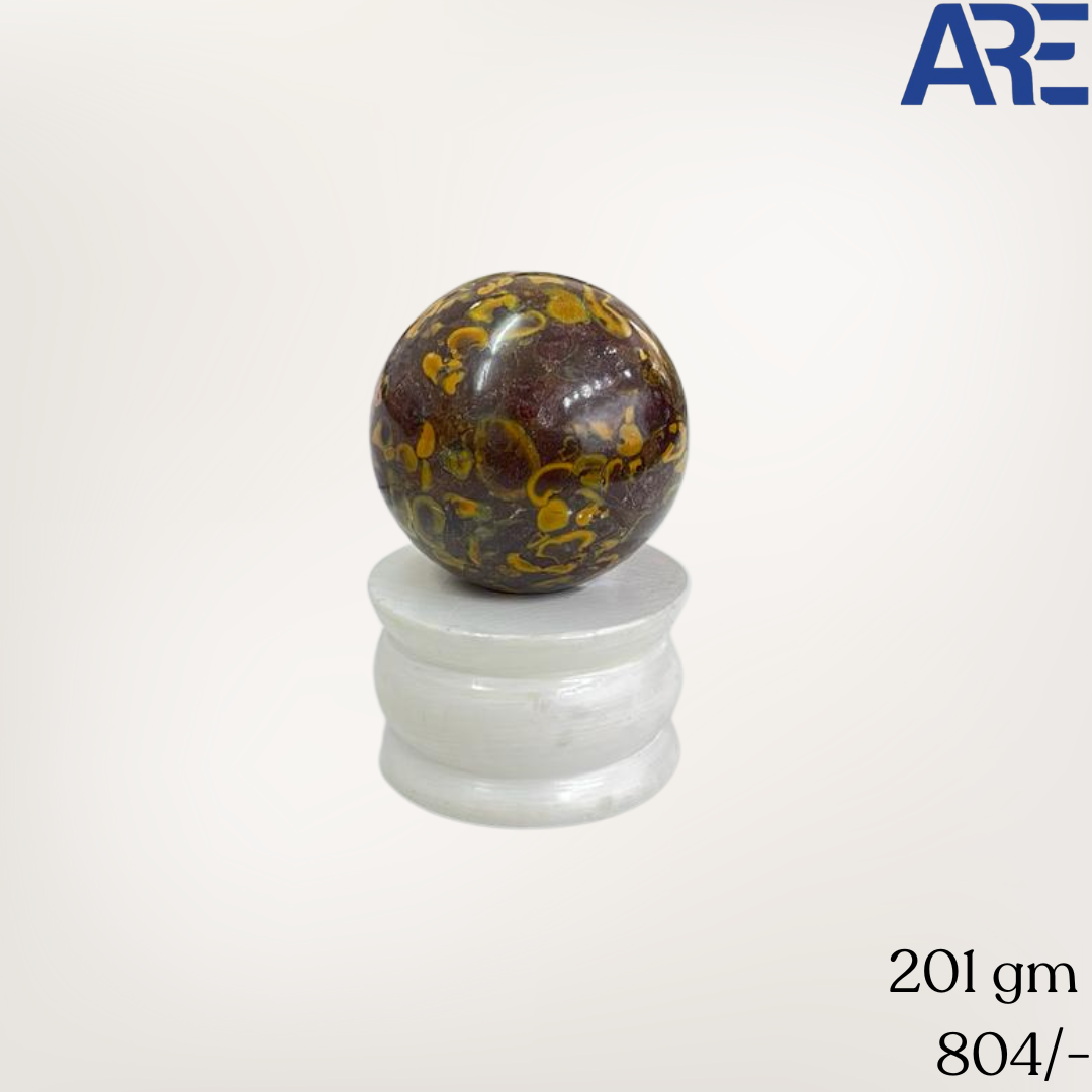 Fruit Jasper Sphere