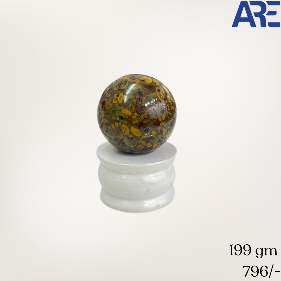 Fruit Jasper Sphere