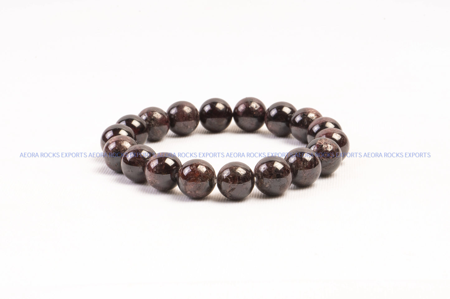 Garnet Bead Bracelet