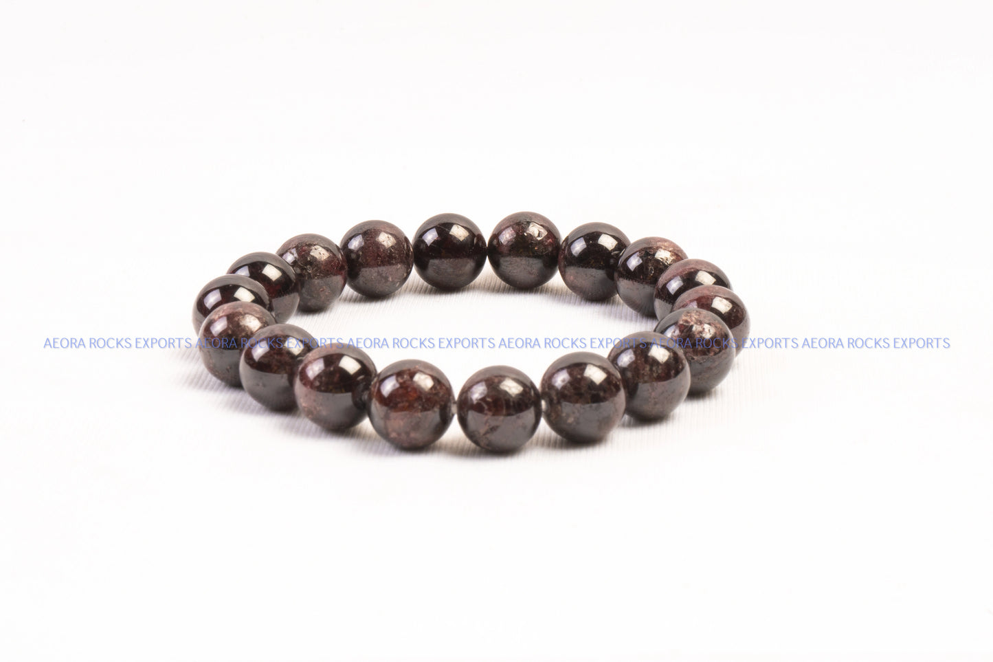 Garnet Bead Bracelet