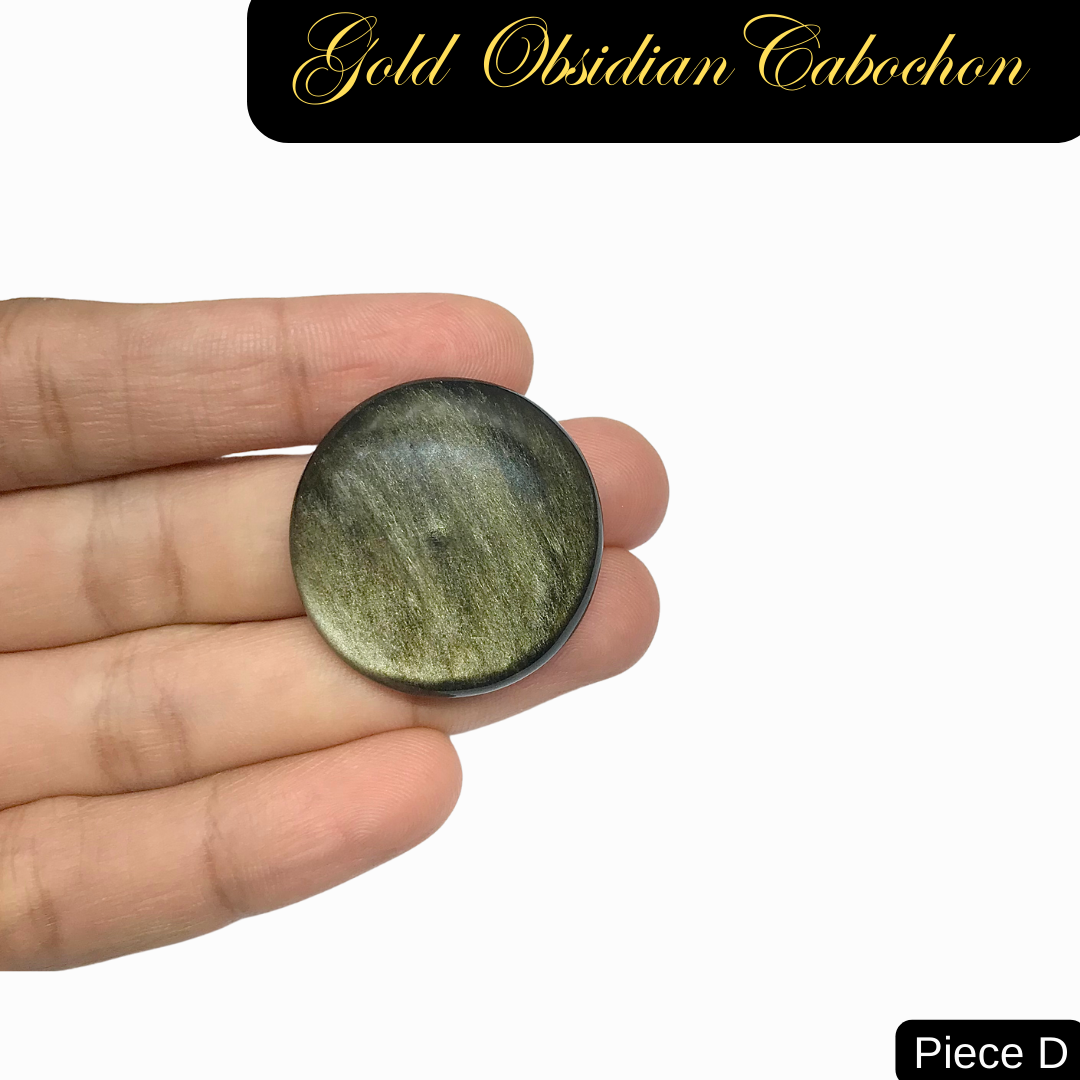 Gold Obsidian Cabochons