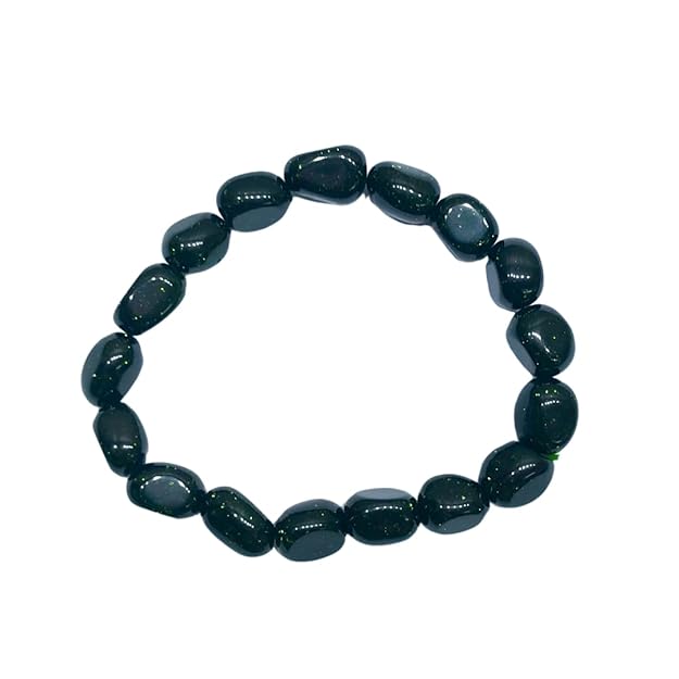 Green Goldstone Tumbled Bracelet