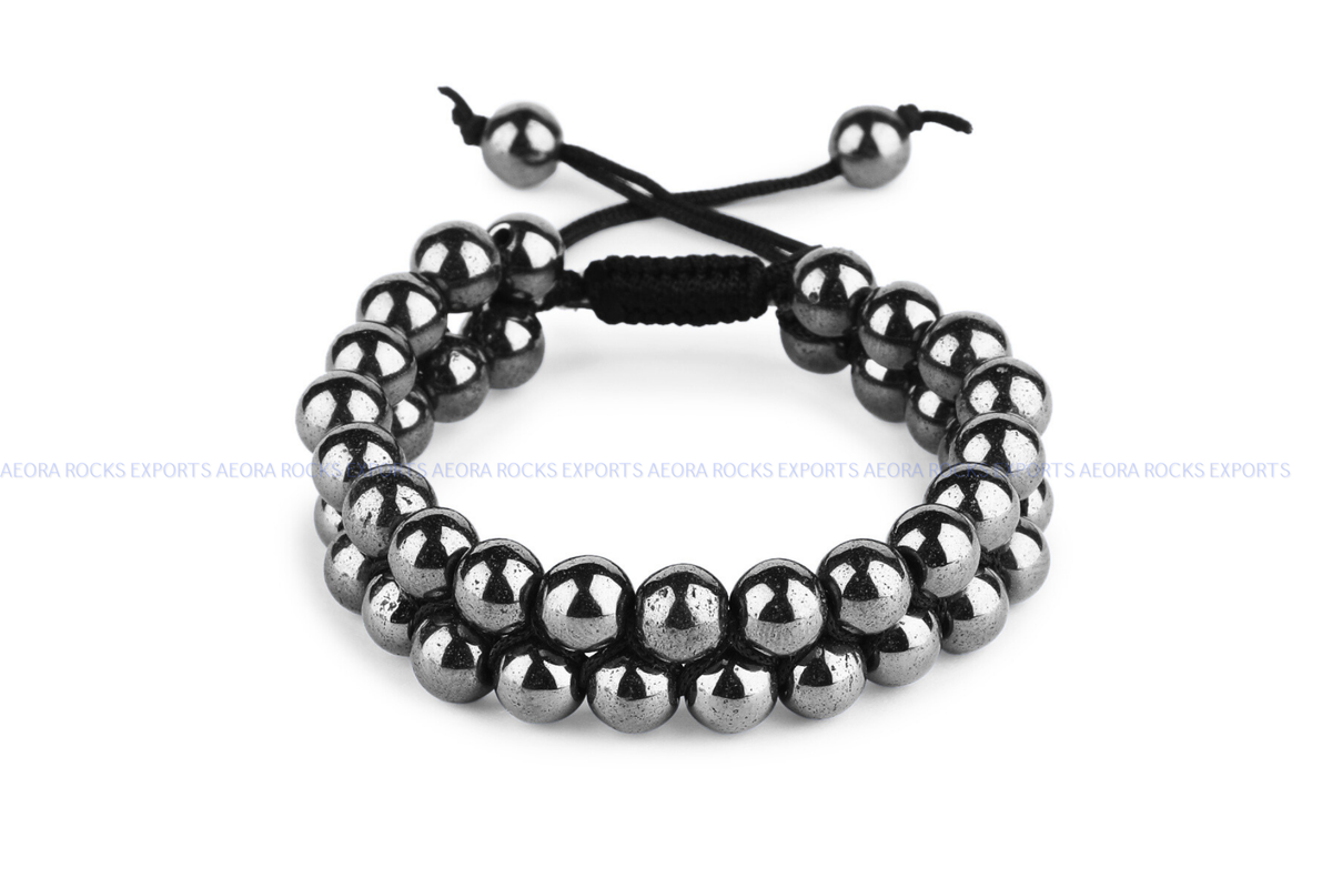 Hematite String Bracelet in india - Aeora Rocks - AEORA ROCKS INDIA -Healing Crystals superstore