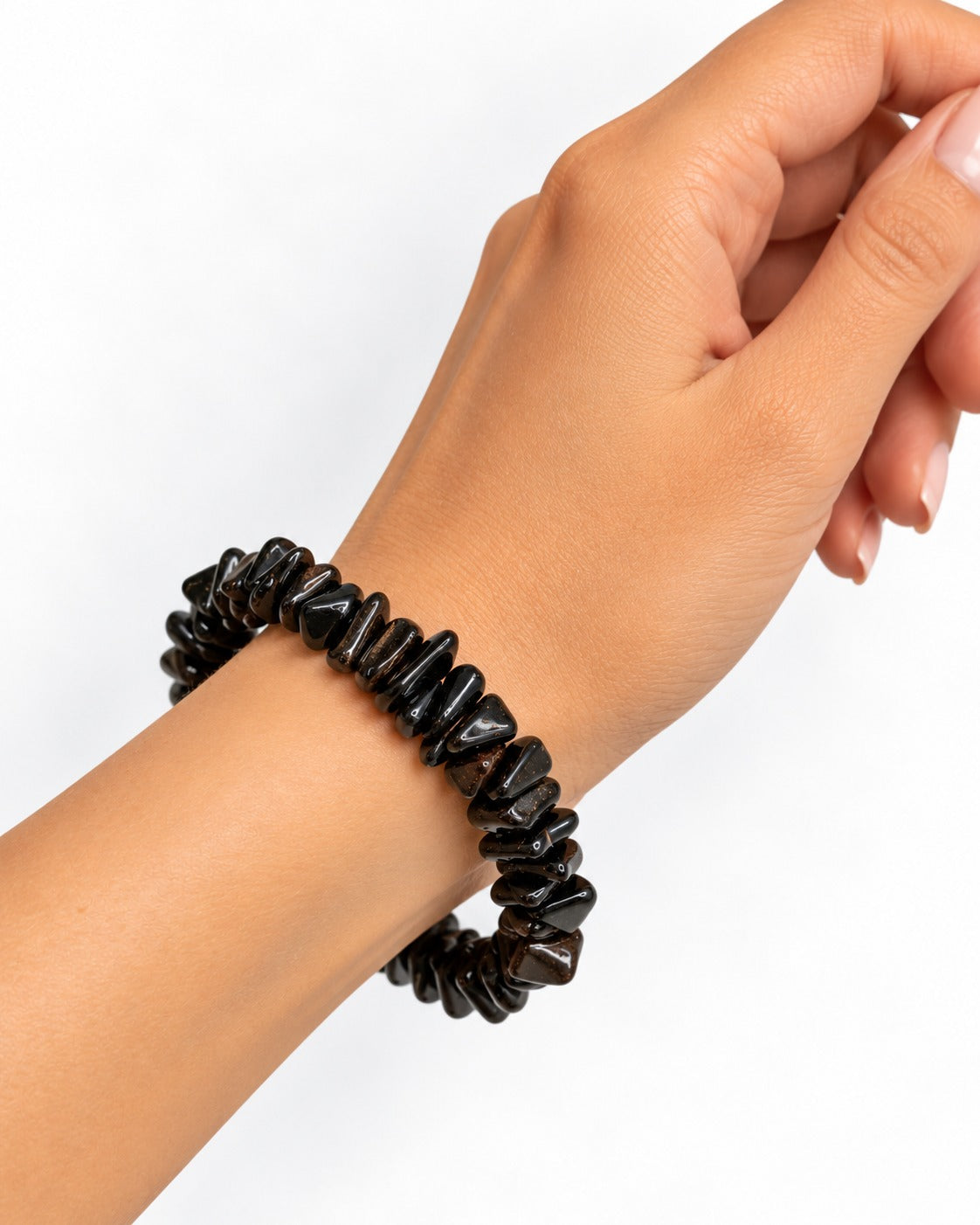 Hematite Chips Bracelet | Gemstone Jewellery | Aeora Rocks