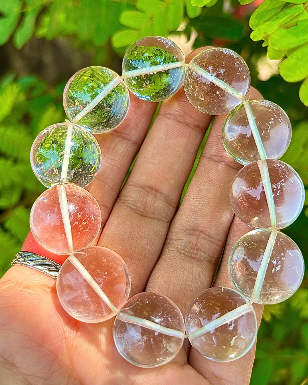 Himalayan Quartz Bead Bracelet