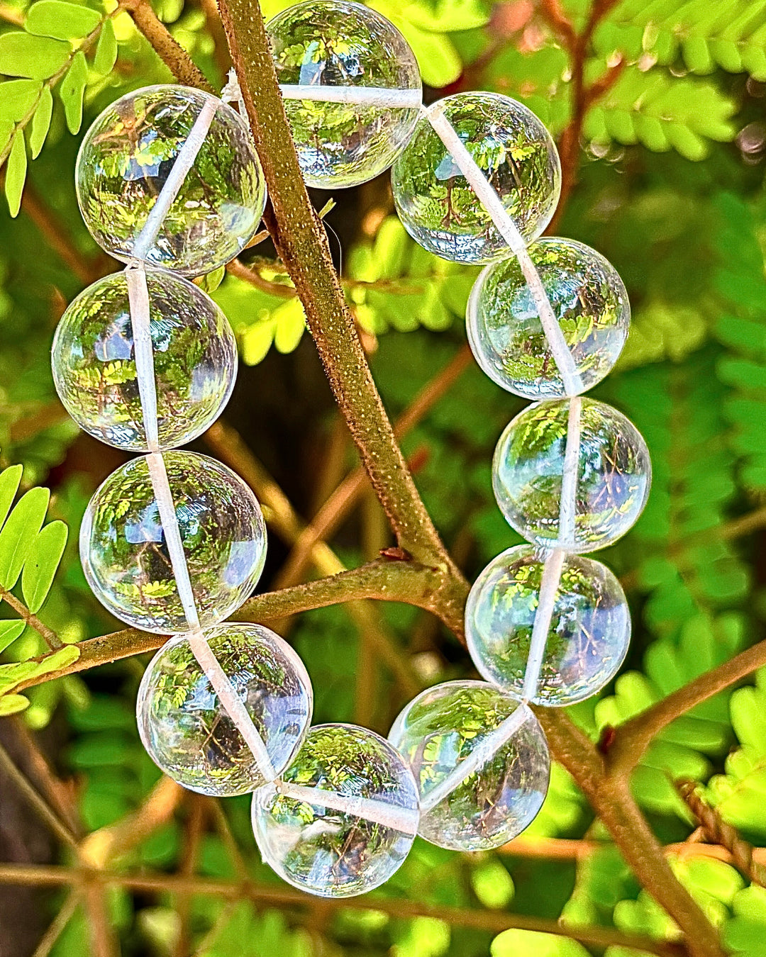 Himalayan Quartz Bead Bracelet