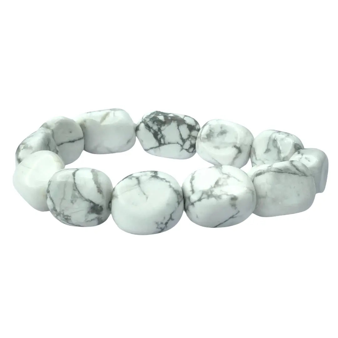 Howlite Tumbled Bracelet