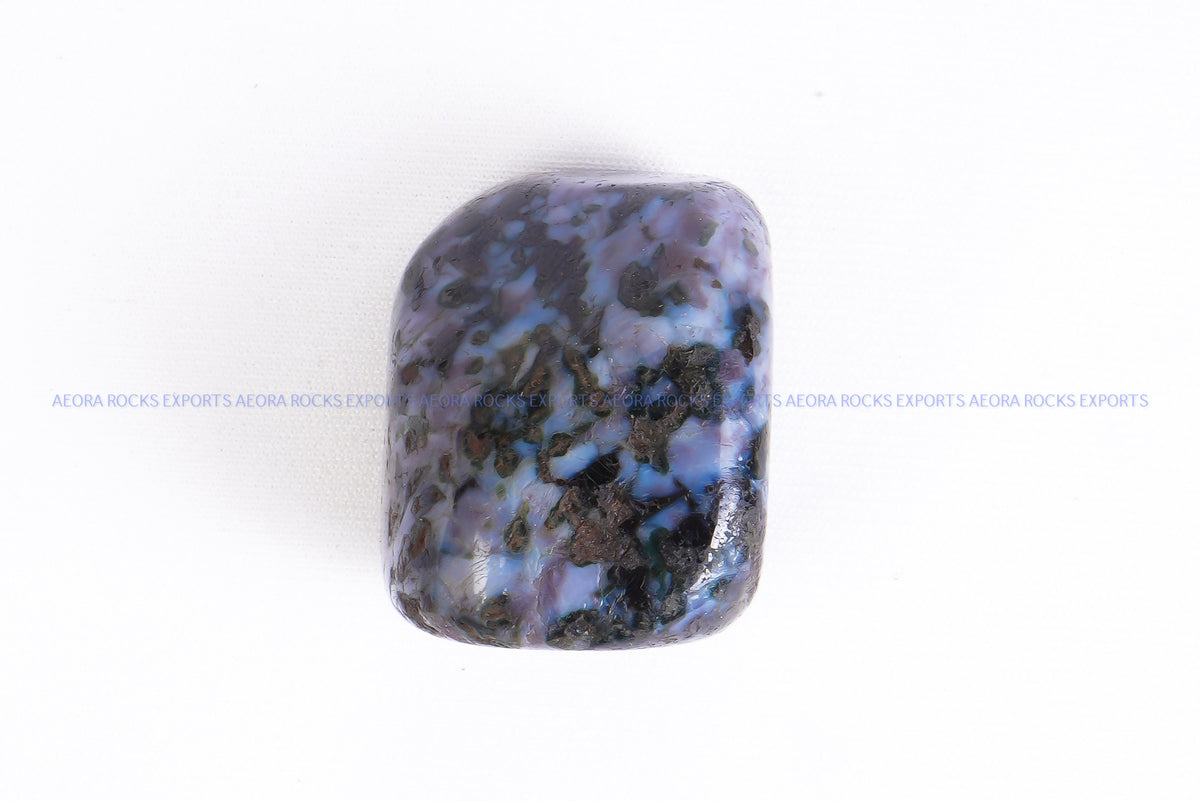 Indigo Gabro Tumbled Stone – AEORA ROCKS INDIA -Healing Crystals superstore