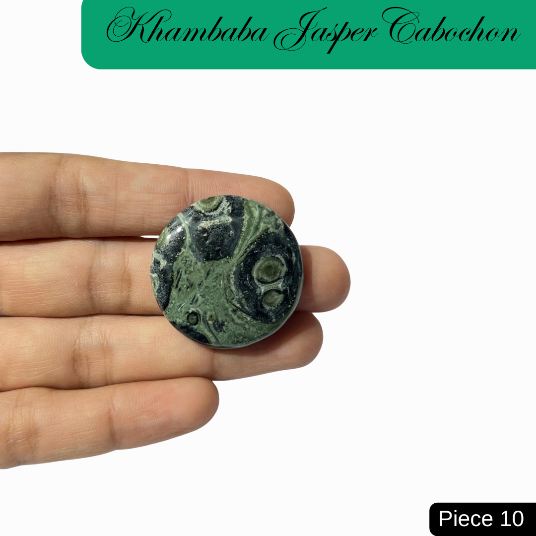 Khambaba Jasper Cabochones
